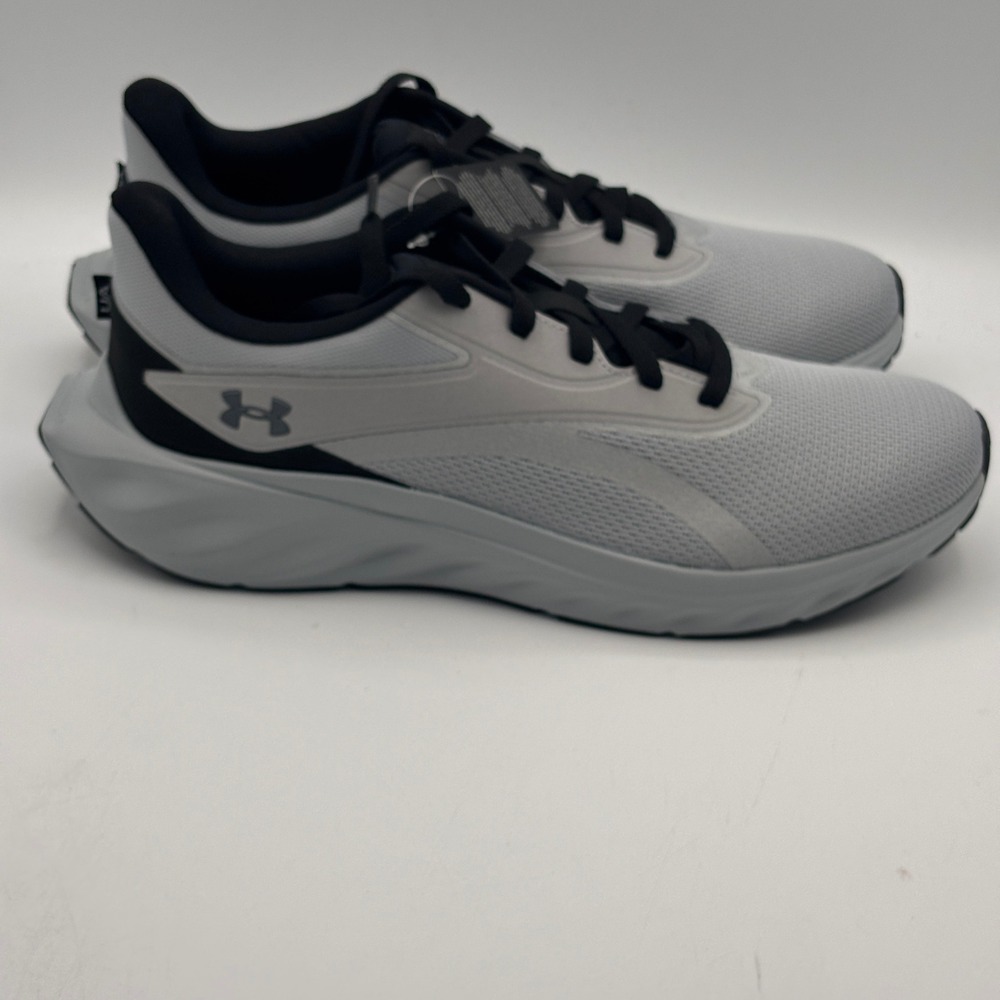 Under Armour UA Ascend Shoes Mens Size 13 Grey Black Running 3027533-001